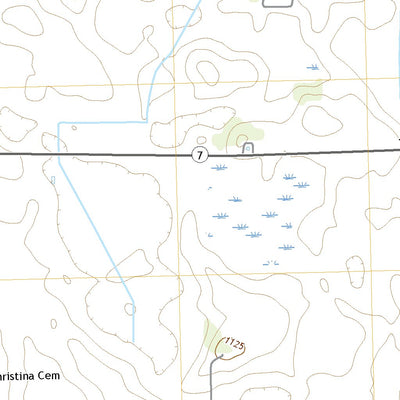 United States Geological Survey Lake Lillian, MN (2019, 24000-Scale) digital map