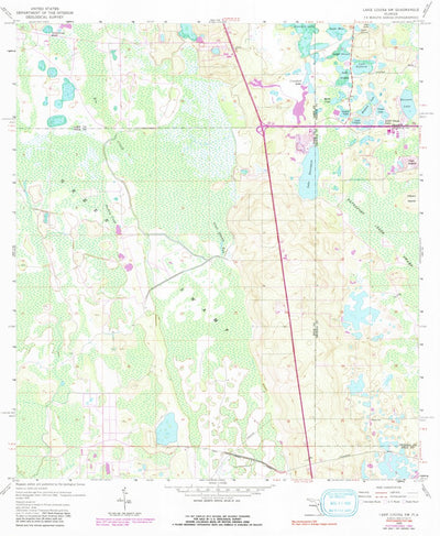 United States Geological Survey Lake Louisa SW, FL (1959, 24000-Scale) digital map