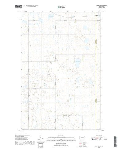 United States Geological Survey Lake Louise, ND (2020, 24000-Scale) digital map