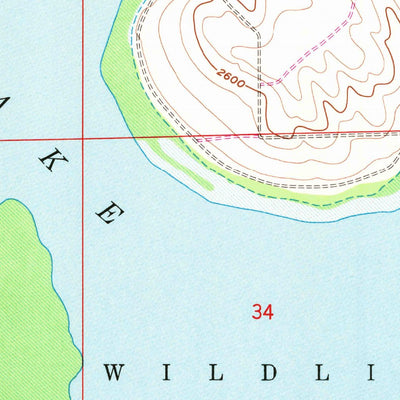 United States Geological Survey Lake Lowell, ID (1958, 24000-Scale) digital map
