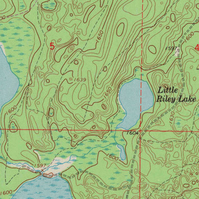 United States Geological Survey Lake Lucerne, WI (1965, 24000-Scale) digital map