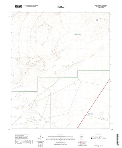 United States Geological Survey Lake Lucero NE, NM (2023, 24000-Scale) digital map
