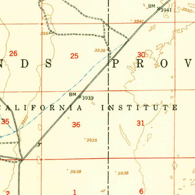 United States Geological Survey Lake Lucero, NM (1947, 62500-Scale) digital map
