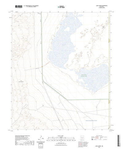 United States Geological Survey Lake Lucero, NM (2023, 24000-Scale) digital map
