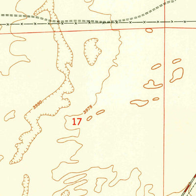 United States Geological Survey Lake Lucero SE, NM (1950, 24000-Scale) digital map