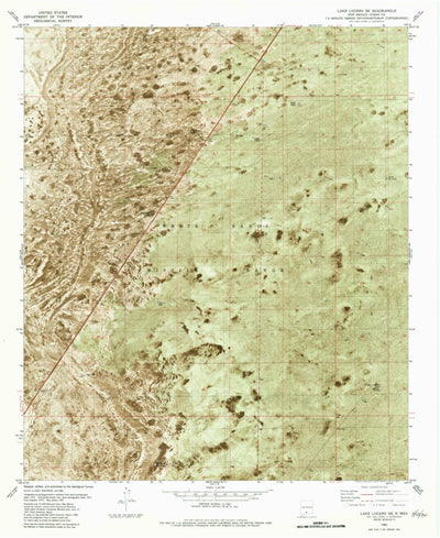 United States Geological Survey Lake Lucero SE, NM (1982, 24000-Scale) digital map
