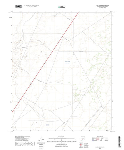United States Geological Survey Lake Lucero SE, NM (2023, 24000-Scale) digital map