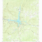 United States Geological Survey Lake Lure, NC (1982, 24000-Scale) digital map