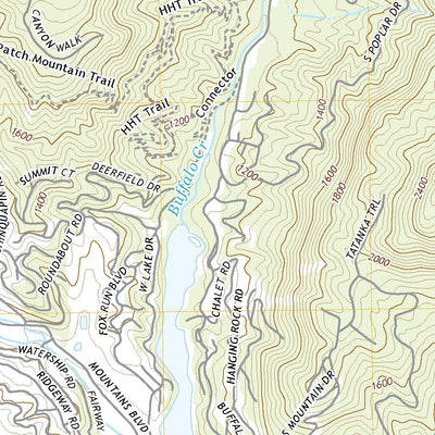 United States Geological Survey Lake Lure, NC (2019, 24000-Scale) digital map