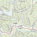 United States Geological Survey Lake Lure, NC (2022, 24000-Scale) digital map