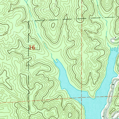 United States Geological Survey Lake Lurleen, AL (1978, 24000-Scale) digital map