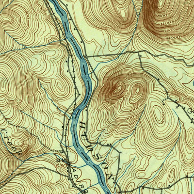 United States Geological Survey Lake Luzerne, NY (1903, 62500-Scale) digital map