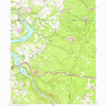 United States Geological Survey Lake Lynn, PA-WV (V1, 1960) digital map