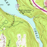 United States Geological Survey Lake Lynn, PA-WV (V1, 1960) digital map