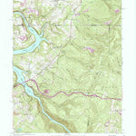 United States Geological Survey Lake Lynn, PA-WV (V2, 1960) digital map