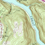 United States Geological Survey Lake Lynn, PA-WV (V2, 1960) digital map