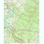 United States Geological Survey Lake Lynn, PA-WV (V3, 1960) digital map