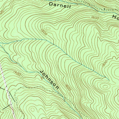 United States Geological Survey Lake Lynn, PA-WV (V3, 1960) digital map