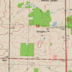 United States Geological Survey Lake Manakiki, WI (1979, 24000-Scale) digital map