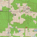 United States Geological Survey Lake Manakiki, WI (1979, 24000-Scale) digital map