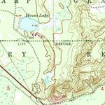 United States Geological Survey Lake Margrethe, MI (1950, 24000-Scale) digital map