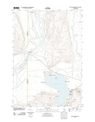 United States Geological Survey Lake Margrethe, MI (2011, 24000-Scale) digital map