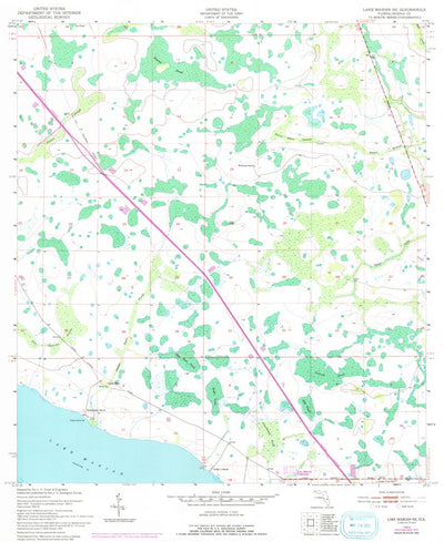 United States Geological Survey Lake Marian NE, FL (1953, 24000-Scale) digital map