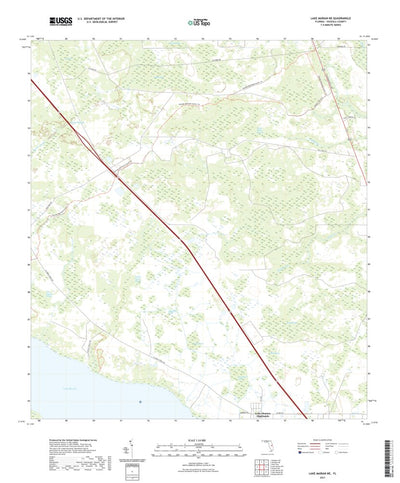 United States Geological Survey Lake Marian NE, FL (2021, 24000-Scale) digital map
