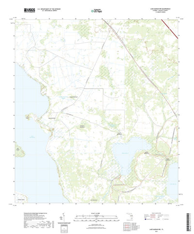 United States Geological Survey Lake Marian NW, FL (2021, 24000-Scale) digital map