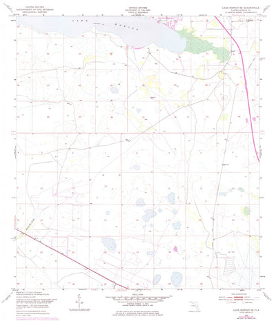 United States Geological Survey Lake Marian SE, FL (1953, 24000-Scale) digital map
