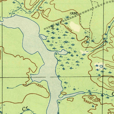 United States Geological Survey Lake Mary, MI (1947, 24000-Scale) digital map
