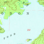 United States Geological Survey Lake Mary, MI (1956, 24000-Scale) digital map