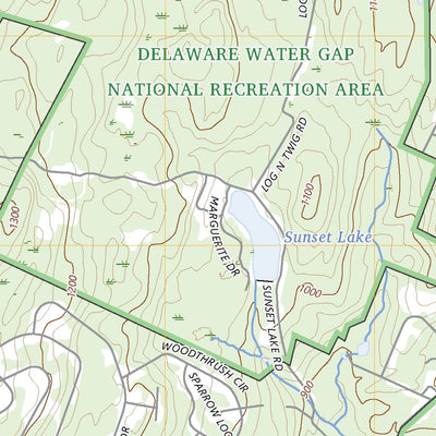 United States Geological Survey Lake Maskenozha, PA (2023, 24000-Scale) digital map