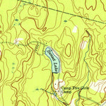 United States Geological Survey Lake Maskenozha, PA-NJ (1943, 24000-Scale) digital map