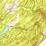 United States Geological Survey Lake Maskenozha, PA-NJ (1943, 24000-Scale) digital map
