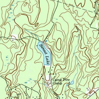 United States Geological Survey Lake Maskenozha, PA-NJ (1994, 24000-Scale) digital map