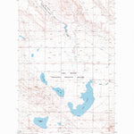 United States Geological Survey Lake Mason, MT (1986, 24000-Scale) digital map