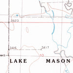 United States Geological Survey Lake Mason, MT (1986, 24000-Scale) digital map