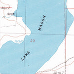 United States Geological Survey Lake Mason, MT (1986, 24000-Scale) digital map