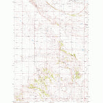 United States Geological Survey Lake Mason SE, MT (1986, 24000-Scale) digital map