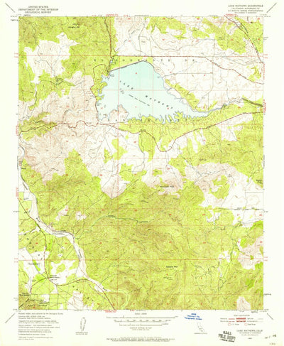United States Geological Survey Lake Mathews, CA (1953, 24000-Scale) digital map