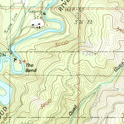 United States Geological Survey Lake Mccloud, CA (1986, 24000-Scale) digital map