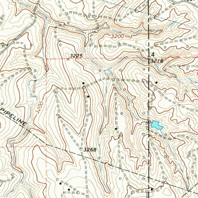 United States Geological Survey Lake Mcconnell, TX (1965, 24000-Scale) digital map