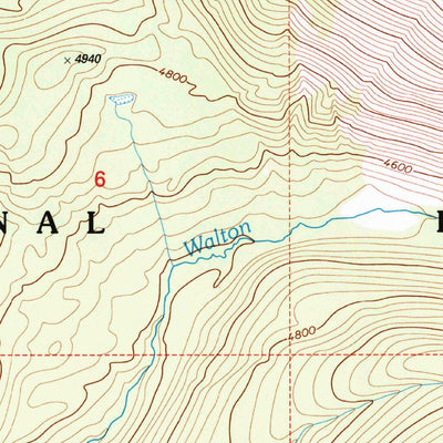 United States Geological Survey Lake Mcdonald East, MT (1994, 24000-Scale) digital map