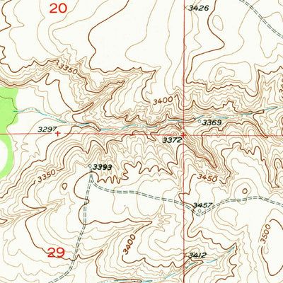 United States Geological Survey Lake Mcmillan North, NM (1955, 24000-Scale) digital map