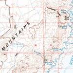 United States Geological Survey Lake Mead, NV-AZ (1987, 100000-Scale) digital map