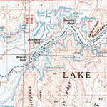United States Geological Survey Lake Mead, NV-AZ (1987, 100000-Scale) digital map