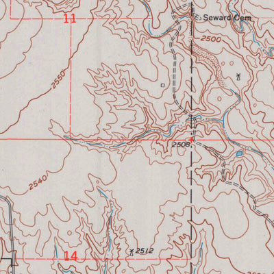United States Geological Survey Lake Meade, KS (1963, 24000-Scale) digital map