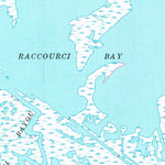 United States Geological Survey Lake Mechant, LA (1964, 24000-Scale) digital map