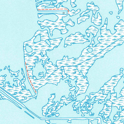 United States Geological Survey Lake Mechant, LA (1994, 24000-Scale) digital map